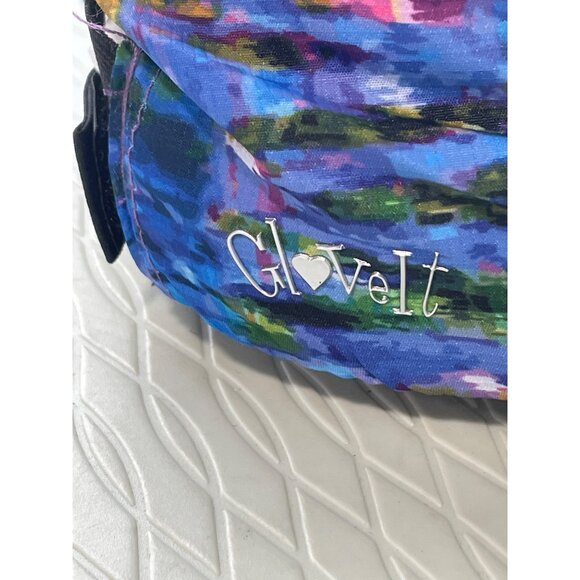 Glove It Waterfall Caps One Size Adjustable Criss Cross Straps Blue Poly Golf - Picture 5 of 7